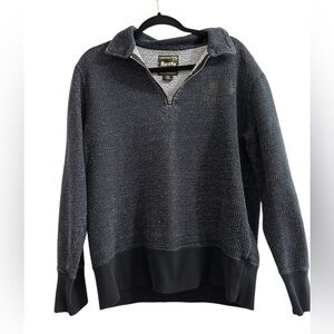 Roots Canada Quarter Zip Pullover Sweatshirt with Collar, Organic Cotton